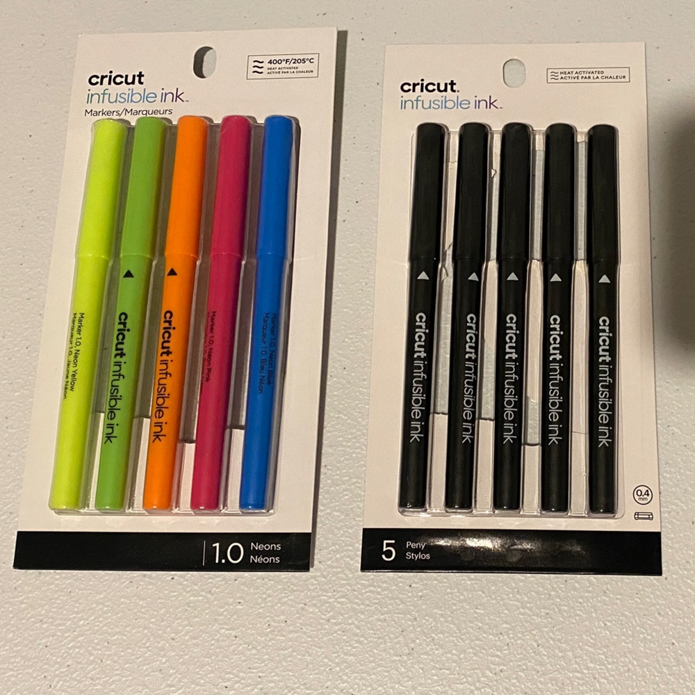 Cricut Infusible Ink Markers Set - Neon and Black